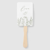 セージBohoフラワードレスにYesを言う ハンドファン (正面)