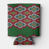 セータアーガイルーテクスチャ 缶クーラー (正面)