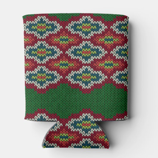 セータアーガイルーテクスチャ 缶クーラー (裏面)