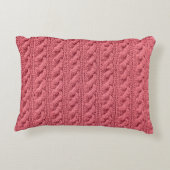 セーターのテクスチャのパターンを閉じます。 アクセントクッション (裏面)