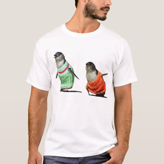 セーターのペンギン Tシャツ (正面)