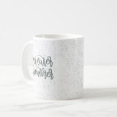 セーターの天候のマグ コーヒーマグカップ (正面左)