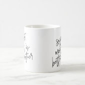 セーターの天気が良い コーヒーマグカップ (中央)