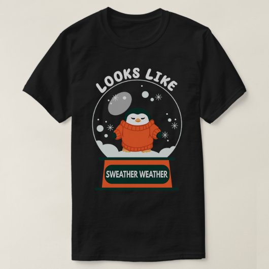 セーターの天気に見える Tシャツ (デザイン正面)