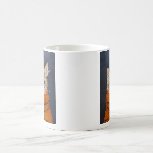 セーターの子猫 – コーヒーマグfor猫好き コーヒーマグカップ (中央)