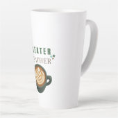 セーターの季節の珈琲 – ほっこり秋のコーヒー カフェラテマグ (右アングル)