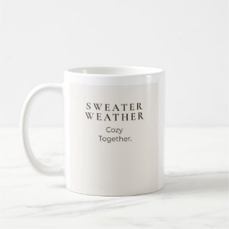セーターの気候 一緒にぬくぬく コーヒーマグカップ