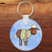 セーターの羊 キーホルダー (正面)