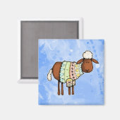 セーターの羊 マグネット (正面/裏面)