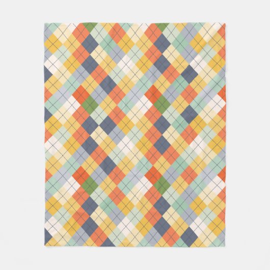 セーターの背景2 フリースブランケット (正面)