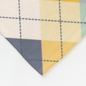 セーターの背景2 フリースブランケット (角)