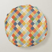 セーターの背景2 ラウンドクッション (裏面)