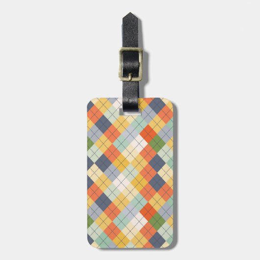 セーターの背景2 ラゲッジタグ (正面縦)