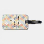 セーターの背景2 ラゲッジタグ (裏面横)