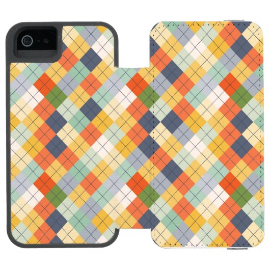 セーターの背景2 INCIPIO iPhoneウォレットケース (フォリオ Open)