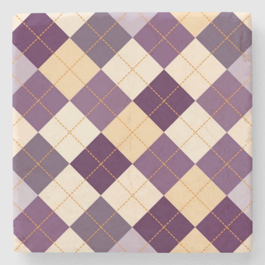 セーターの背景 ストーンコースター (正面)