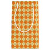 セーターの背景 スモールペーパーバッグ (正面)