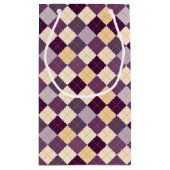 セーターの背景 スモールペーパーバッグ (裏面)