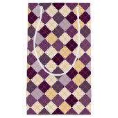 セーターの背景 スモールペーパーバッグ (正面)