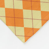 セーターの背景 フリースブランケット (角)