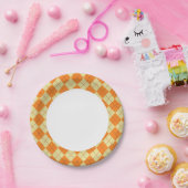 セーターの背景 ペーパープレート (パーティー)