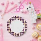 セーターの背景 ペーパープレート (パーティー)