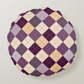 セーターの背景 ラウンドクッション (裏面)