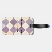 セーターの背景 ラゲッジタグ (裏面横)