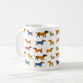 セーターを着たかわいい犬のマグカップ コーヒーマグカップ (正面左)