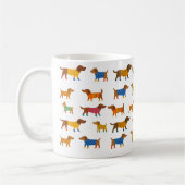 セーターを着たかわいい犬のマグカップ コーヒーマグカップ (左)