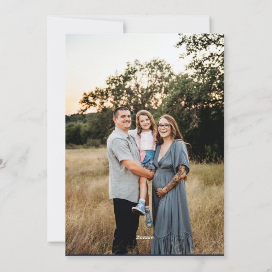 セーターを着たメリークリスマスベア シーズンカード (裏面)