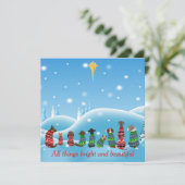 セーターを着た犬たち動物たち シーズンカード (スタンド正面)