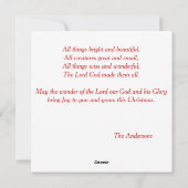 セーターを着た犬たち動物たち シーズンカード (裏面)