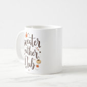 セーターウェザークラパーソナライズされたブ コーヒーマグカップ (正面左)