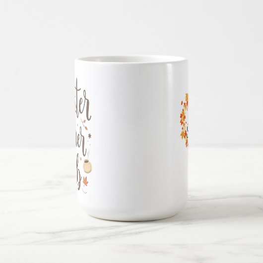 セーターウェザークラパーソナライズされたブ コーヒーマグカップ (中央)