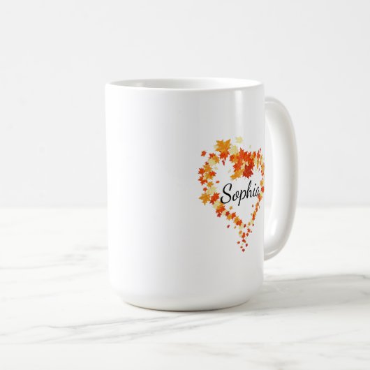 セーターウェザークラパーソナライズされたブ コーヒーマグカップ (正面右)