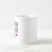 セーターウェザークラブメタリックフォイル秋 コーヒーマグカップ (中央)