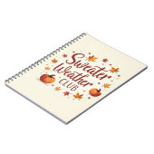 セーターウェザークラブ ノートブック (左側)