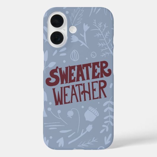 セーターウェザーコージー秋 Case-Mate iPhoneケース (裏面)