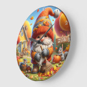 セーターウェザー格言 ラージ壁時計 (傾斜)