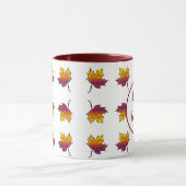 セーターウェザー紅葉秋季マグカップ マグカップ (中央)