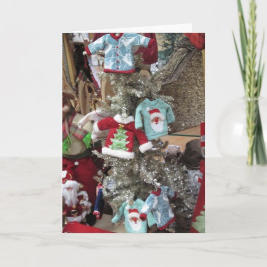 セーターオーナメントクリスマスカード シーズンカード (正面)