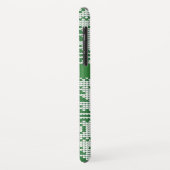 セーターグリーンホワイトクリスマスツリーパーソナライズされた Case-Mate iPhoneケース (裏面/左)