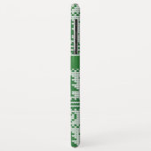 セーターグリーンホワイトクリスマスツリーパーソナライズされた Case-Mate iPhoneケース (裏面/左)