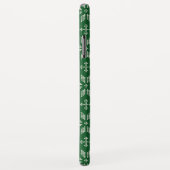 セーターグリーンホワイトフェアアイルクリスマスホリデーモノグラム Case-Mate iPhoneケース (裏面/右)