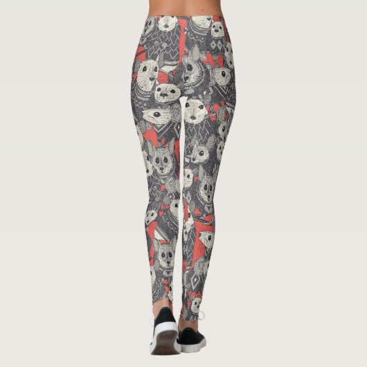 セーターネズミサンゴ レギンス (裏面)