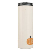 セーターハグ&パンプキンマグ秋タイポグラフィ タンブラー (裏面)