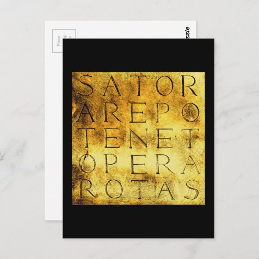 セーターロタス古代秘密の魔法のシンボル ポストカード (正面/裏面)