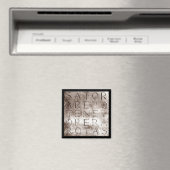 セーターロタス古代秘密の魔法のシンボル マグネット (インサイチュ (食洗機))