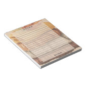 セーター天気メモ帳 ノートパッド (アングル)